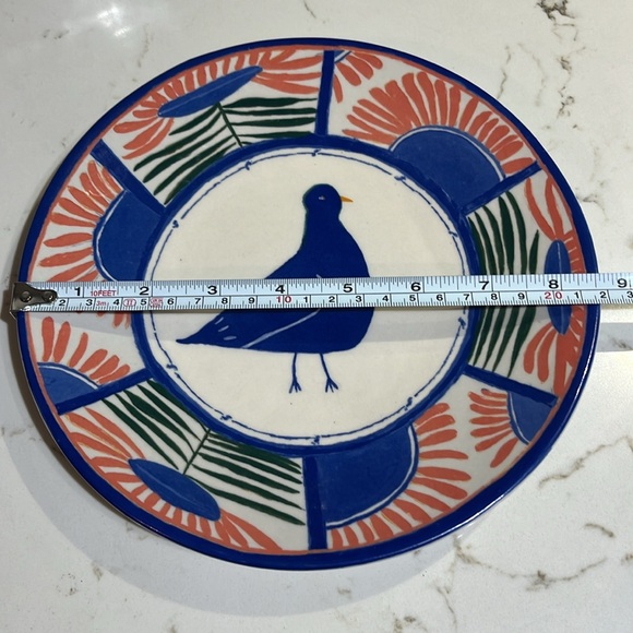 Anthropologie Callie Bird Side Plate Susan Hall - Picture 3 of 3